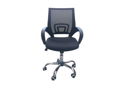 Brieuc Black Mesh Fabric Office Chair 17LD535