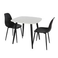 Bruno Curve Multiple Colours Plastic Pair of Dining Chairs ASCH21 CP