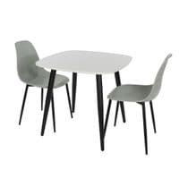 Bruno Curve Multiple Colours Plastic Pair of Dining Chairs ASCH21 CP