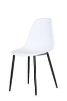 Bruno Curve Multiple Colours Plastic Pair of Dining Chairs ASCH21 CP