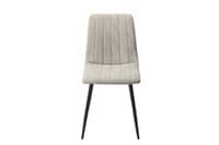 Bruno Straight Stitch Multicoloured  Fabric Pair of Dining Chairs ASCH16 CP