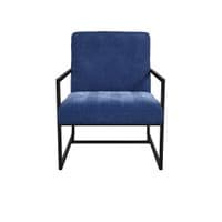 Camaria Blue Velvet Lounge Chair - 25LD