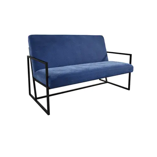 Camaria Blue Velvet Sofa - 25LD