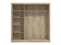 Canberra Oak 2 Door Sliding Door Wardrobe Slider 215cm Wide 11008278