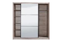 Canberra Oak 2 Door Sliding Door Wardrobe Slider 215cm Wide 11008278