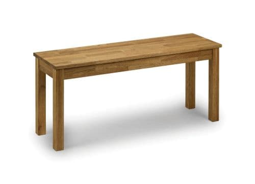 Carmona Solid Oak Oiled Finish Bench JB170