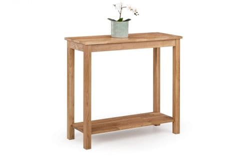 Carmona Solid Oak Oiled Finish Console Table 24JB320