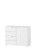 Cellini White Gloss Small Compact Sideboard