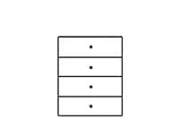 Cellini White High Gloss Narrow Chest of Drawers S2