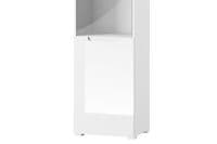 Cellini White Gloss Tall Narrow Display Unit S25