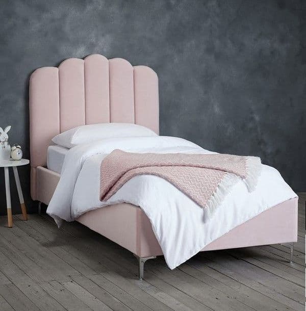 Single Shell Bed Chatellerault Shell Pink Single Bed 22LD143