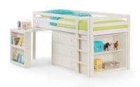 Chiclana Stone White Lacquered Finish Sleepstation 18JB454