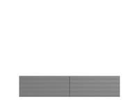 Clermont Graphite Grey Wall Mounted Floating Wide Large TV Entertainment Unit 11013549 RZ