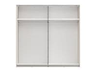 Colbury Luxury Cashmere and Walnut 2 Door Sliding Wardrobe 220cm - 11015314