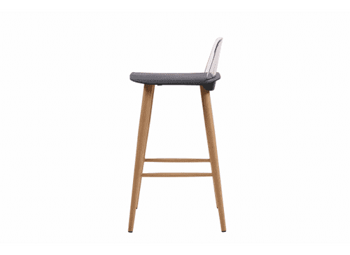 Compiegne Black Set of 2 Bar Stools 17LD511