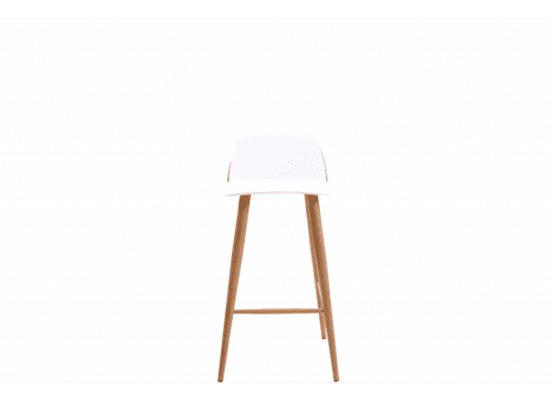 Compiegne White Set of 2 Bar Stools 17LD511