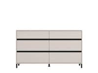 Corbett Cashmere 6 Drawer Wide 157cm Chest of Drawers - 11014145 RZ