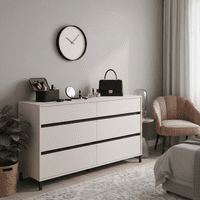 Corbett Cashmere 6 Drawer Wide 157cm Chest of Drawers - 11014145 RZ