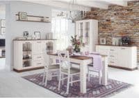 Cottage White Oak and Pine Effect Sideboard With Drawers SZCO45