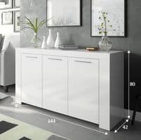Modern Artic White Sideboards - Online Outlet