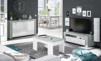 Cubo Grey and White Sideboard - SALE at FurnitureFactor