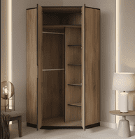 Oak Corner Wardrobe - Online Outlet