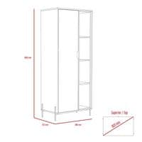 Donna Bookcase Display Unit in White DL908 CP