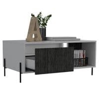 Donna Coffee Table with Drawers in White DL902 CP