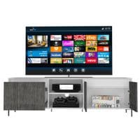 Donna TV Cabinet with 4 Doors in White DL912 CP