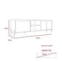 Donna TV Cabinet with 4 Doors in White DL912 CP