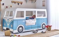 Douai Campervan Bunk Bed Light Blue 24JB212