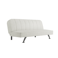 Douglas Ivory Velvet 2 Seater Sofa Bed - LD