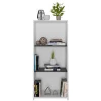 Simple Study Desk in Grey and White - Sale