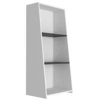 Simple Study Desk in Grey and White - Sale