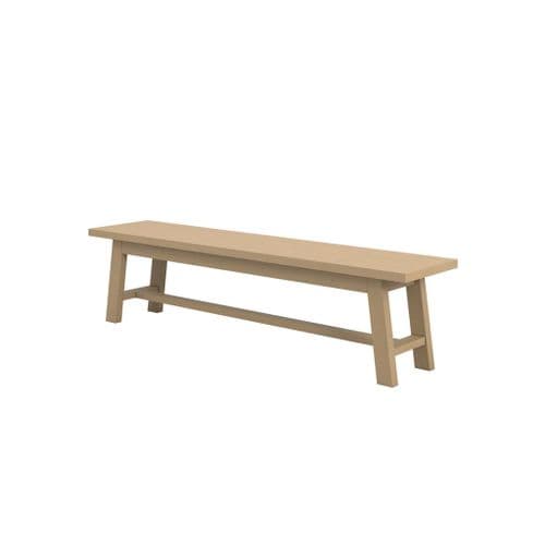 Driftel Matte Latte Food Grain Effect Dining Bench - 25LD