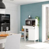 Elma  White 2 Door Utility Room Kitchen Cupboard Sideboard 3032