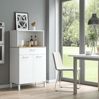 Elma  White 2 Door Utility Room Kitchen Cupboard Sideboard 3032