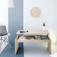 Emerge Oak Effect Coffee Table with Lift-up Storage - 001638F