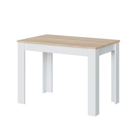 Erling White And Oak Effect Dining Table 0F4583A S/O