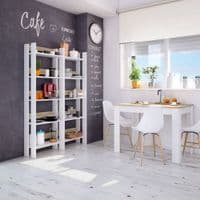 Erling White And Oak Effect Dining Table 0F4583A S/O