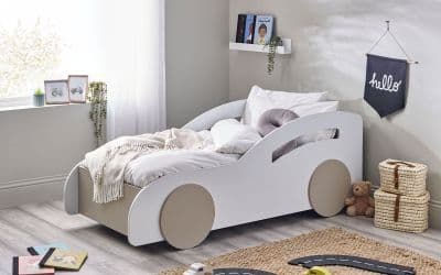 Faro White Car Bed 24JB81