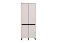 Flannan Cashmere 4 Door 40 Pair Tall Large Shoe Cabinet Cupboard - 11014278 RZ