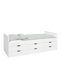 Flora 6 Drawer Single Bed - FG1013486080058