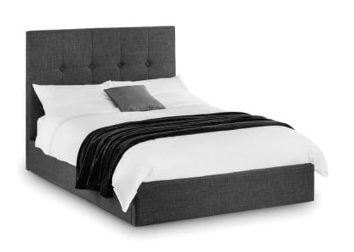 Forli Slate Grey Lift-up Storage Double Bed JB506