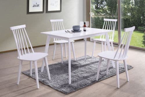 Formia White 120cm Dining Table 218VD537