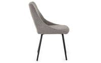 Francesco Grey Boucle Dining Chair - 24JB
