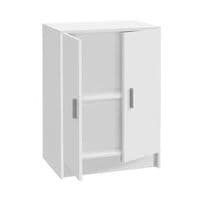 Fresno 2 Door White Storage Cupboard 005149O - S/O