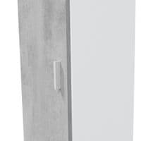 Fresno Multi Narrow 1 Door Grey & White Universal Utility Storage Cupboard  0L7151A - S/O