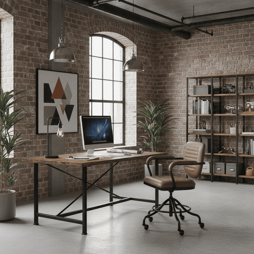 Gary Brown Soft Touch Faux Leather Office Chair - JB26