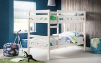 Gasteiz  Surf White Lacquer Solid Pine Bunk Bed 18JB112